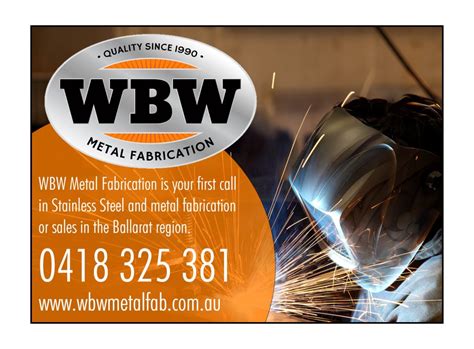 wbw metal fabrication|steel fabrication ballarat.